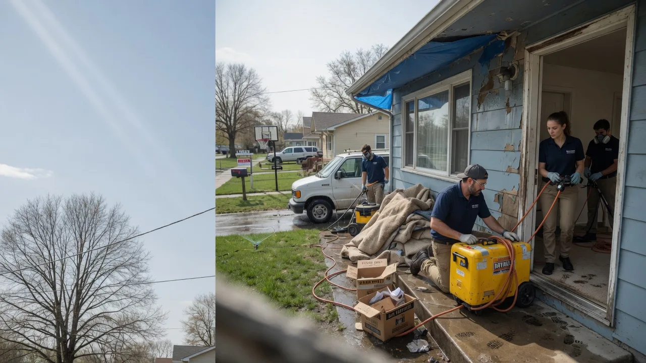 Basement Flood Cleanup in La Crosse, KS near me